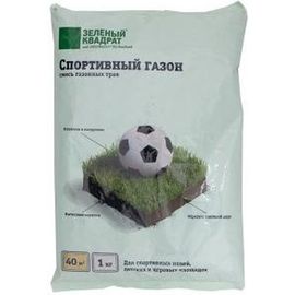 Семена газона Зеленый Квадрат Спортивный газон 1 кг 4607160331218 