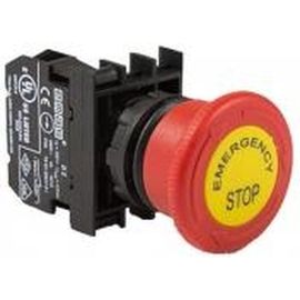 Аварийная кнопка Emas Грибок 40мм с маркировкой, 250В AC, 4А, B200EE 