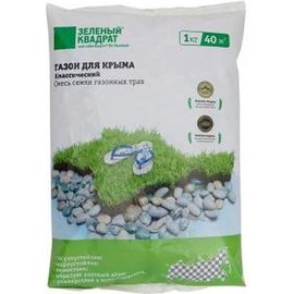 Семена газона Зеленый Квадрат Классический газон для Крыма 1 кг 4607160332659 