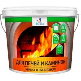 Краска для печей и каминов Резолюкс 0,9 кг красно-коричневый УТ000008803 