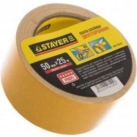 Лента клеящая двухсторонняя (50 мм; 25 м) Stayer 1221-50-25 