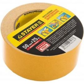 Лента клейкая двусторонняя армированная (48 мм; 25 м) Profi Stayer 1217-25 