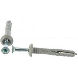 Дюбель-гвоздь полипропиленовый с грибовидным бортиком 100 шт. (6х40 мм; ТФ5) Зубр 4-301355-06-040 