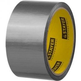 Лента клеящая серебристая (50 мм; 10 м) укрепленная тканью Stayer 12080-50-10 