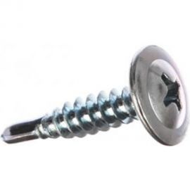 Саморезы с прессшайбой и сверлом по листовому металлу 450 шт. (4,2х19 мм; PH2) ЗУБР 4-300211-42-019 