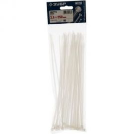 Хомуты нейлоновые 50 шт. (3.6х250 мм) Зубр 4-309017-36-250 