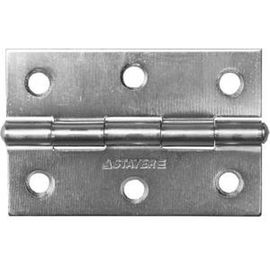 Универсальная дверная петля STAYER Master цвет белый цинк 75 мм 37611-75-1 