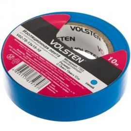 Изолента Volsten V02-7S-13х15-10 0,13х15 мм, синяя, 10 метров 10288 