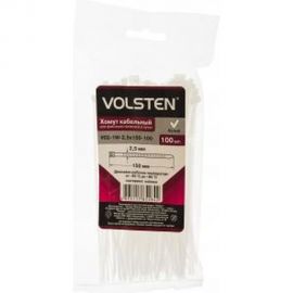 Хомут Volsten V02-1W-2,5х150-100, нейлон, 2,5х150, 100шт 9495 