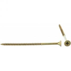 Саморез Стройметиз 4,5х80 универсальный, желтый цинк уп. 60 шт. 2141315 