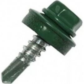 Кровельный саморез Стройметиз 5,5х19 зеленый мох RAL 6005 уп. 300 шт. 2130216 