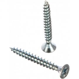 Саморез Стройметиз 3,5х30 универсальный, белый цинк уп. 200 шт. 2150453 