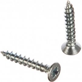 Саморез Стройметиз 2,5х16 универсальный, белый цинк уп. 500 шт. 2150033 