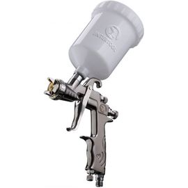 Пневматический краскопульт INTERTOOL LVLP, форсунка 1.3 мм, с редуктором, бачок 600мл, 2 бар PT-0130 