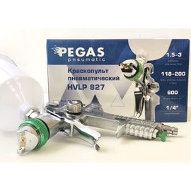 Краскопульт Pegas pneumatic HVLP827 сопло 2.0 мм 2725К 