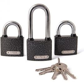 Навесные замки Apecs PD-01-50-Blister 2+1-L Locks+5Keys 28743 