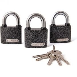 Навесные замки Apecs PD-01-50-Blister 3Locks+5Keys 28741 