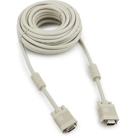 Кабель VGA Premium Cablexpert, 15M/15M, 10м, двойная экранировка, ферритовые кольца, пакет CC-PPVGA-10M 