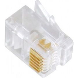 Телефонная вилка Cablexpert контакты 3m, 100 шт., RJ-12 MP-6p6c 