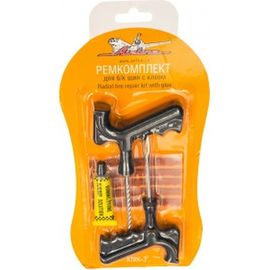 Ремкомплект для б/к шин с клеем Airline ATRK-3 