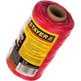 Полипропиленовый шпагат 110 м красный STAYER 50079-110 