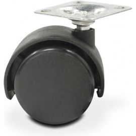 Колесная опора без тормоза, с площадкой для крепления JET 310 D40 мм FR310A.040B99 