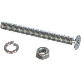 Винт ЗУБР DIN965 в комплекте с гайкой DIN934 10 шт 303456-05-050 