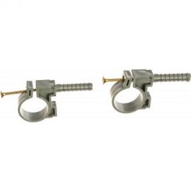 Кронштейн одинарный пластиковый с дюбелем MasterProf 32-34 2 шт ИС.130166 