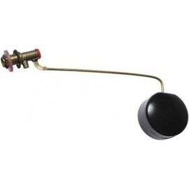 Латунный клапан для бачка с оцинкованной тягой и поплавком MasterProf MP-У ИС.130704 