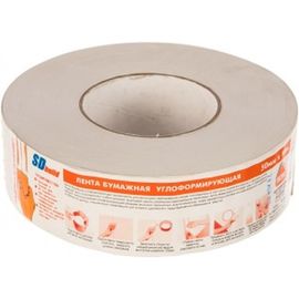 Бумажная углоформирующая лента SDM SDbuild для стыков гипсокартона 50мм х 90 м 00-00001333 