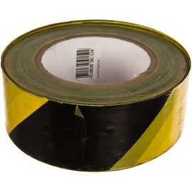 Лента для ограждений SDM 50 мм х 200 м желто-черная 4538 