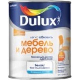 Краска DULUX МЕБЕЛЬ И ДЕРЕВО база BW 0,75л 5327291 