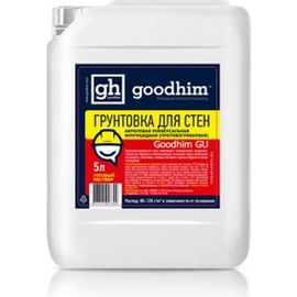Универсальная грунтовка для стен с антисептиком GU - 5л Goodhim 73091 