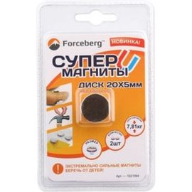 Неодимовый магнит - диск 20х5мм Forceberg 9-1212368-002 
