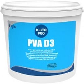 Водостойкий клей для дерева на основе ПВА дисперсии KIILTO PVA D3 3 кг T6560.003 