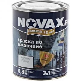 Грунт-эмаль Goodhim 3в1 novax красный RAL 3020, матовая, 0,8 кг/0,8 л 39672 