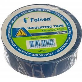 Изоляционная лента Folsen 15ммx10м синяя 011502 