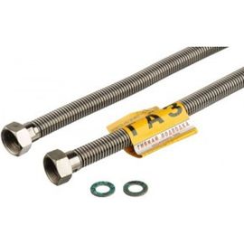 Сильфонная подводка для газа Kensudo 1/2" 50 см, внутренняя/внутренняя 26705 