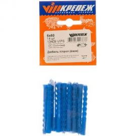 Дюбель ежик VIPКрепеж 6х60 14 шт 13409 VIPS 