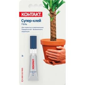 Супер-клей Контакт гель 3 г 22296 