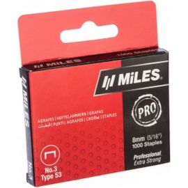 Скобы Miles тип 53 N3-8mm 