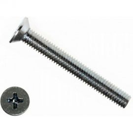 Потайной винт КРЕП-КОМП цинк DIN965 4х65 25шт вп465мф 