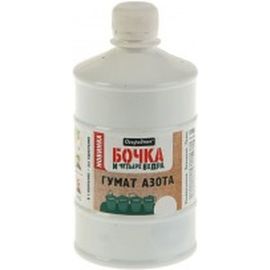 Удобрение жидкое Бочка и четыре ведра Гумат азота 0.6 л Огородник Уд0201ОГО09 