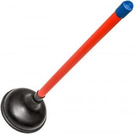 Вантуз для удаления засоров, чаша 15,2 см., пластиковая ручка 53,3 см КРОКОЧИСТ Классик 51270-2 