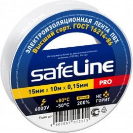 Изолента Safeline 15/10 белый 9358 