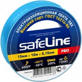 Изолента Safeline 15/10 синий 9359 