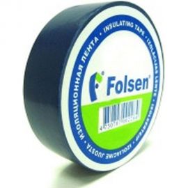 Изоляционная лента Folsen 19ммx20м синяя Premium от -18oC до +105oC 012102 