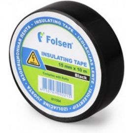 Изоляционная лента Folsen 15ммx10м черная 011504 