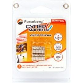 Неодимовый магнит - диск 10х2мм, 16шт Forceberg 9-1212216-016 