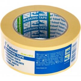 Малярная лента Folsen желтая 60oC 50ммx50м 02350 